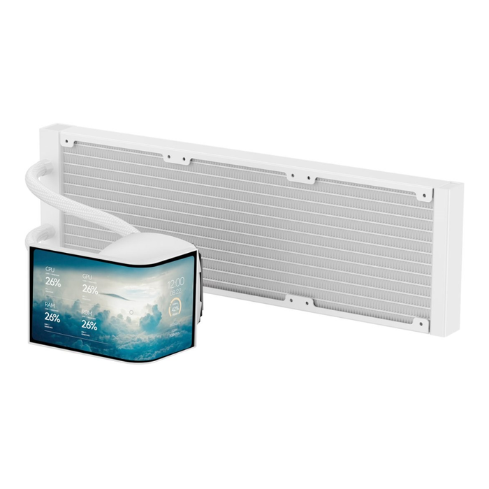 Krux Liquid Cooler HydroArc 360 White