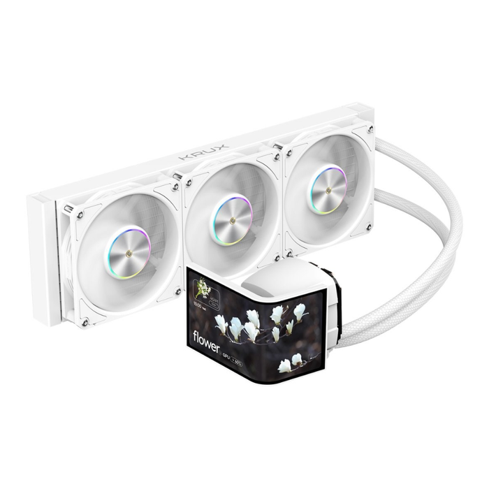 Krux Liquid Cooler HydroArc 360 White