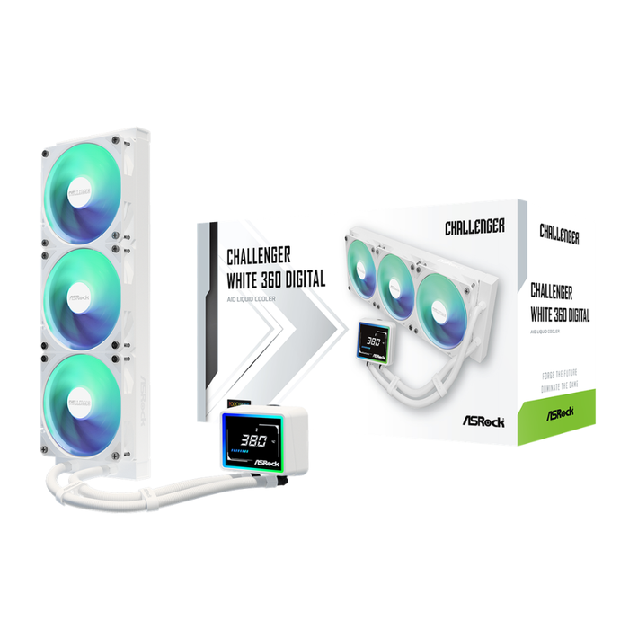 Asrock Liquid Cooler Challenger White 360 Digital