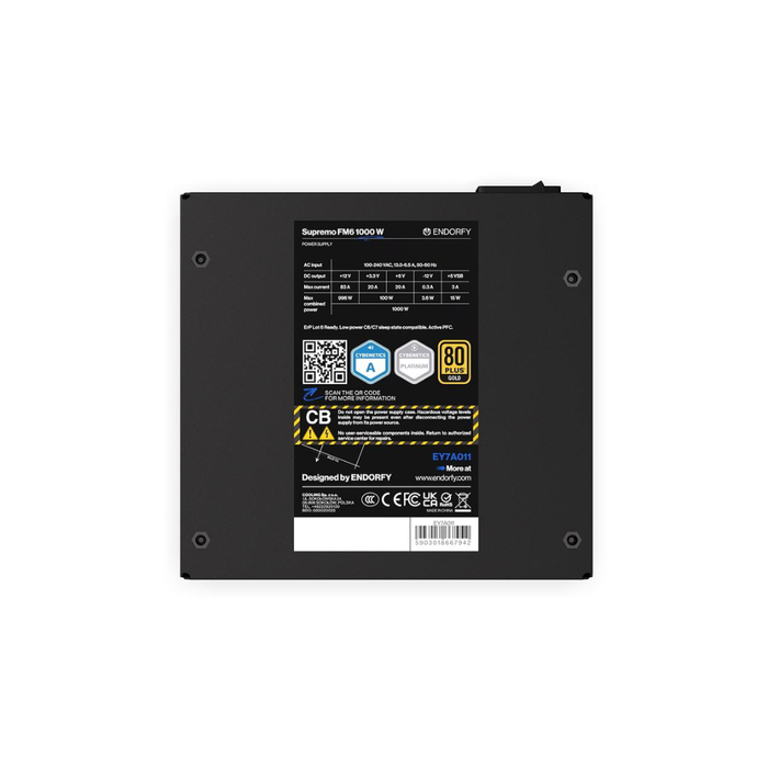 Endorfy Power Supply Supremo FM6 Gold 1000W