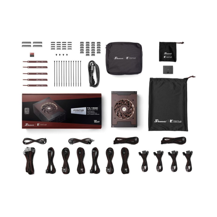 Seasonic Power Supply Prime TX-1600 Noctua Edition Titanium 1600W