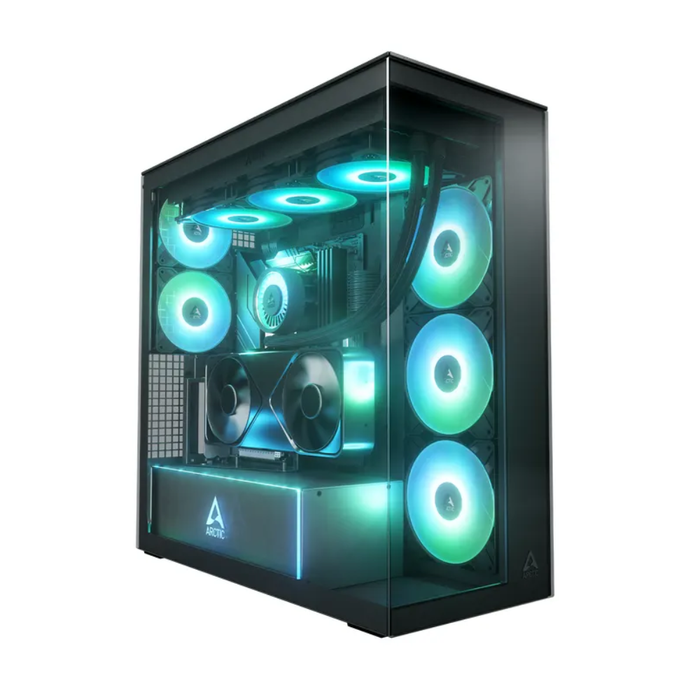 Arctic PC Case Xtender VG Midi Tower Mirror Glass