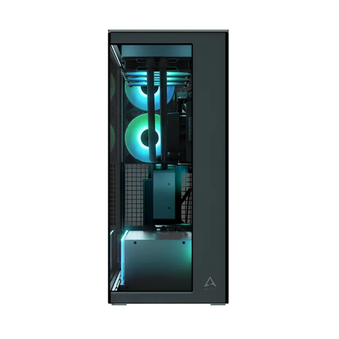 Arctic PC Case Xtender VG Midi Tower Mirror Glass