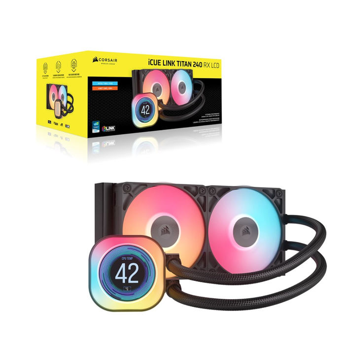 Corsair Liquid Cooler iCUE Link Titan 240 RX LCD