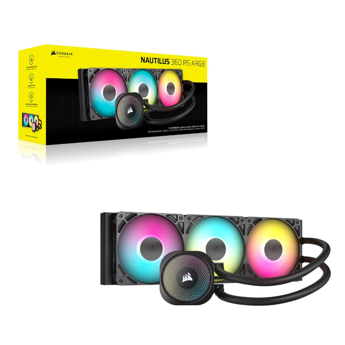 Corsair Liquid Cooler Nautilus 360 RS ARGB Black