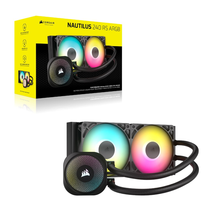 Corsair Liquid Cooler Nautilus 240 RS ARGB Black