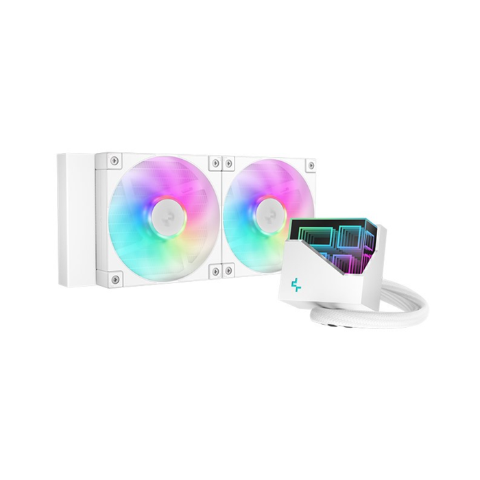 DeepCool All in one Liquid Cooler LT240 ARGB White