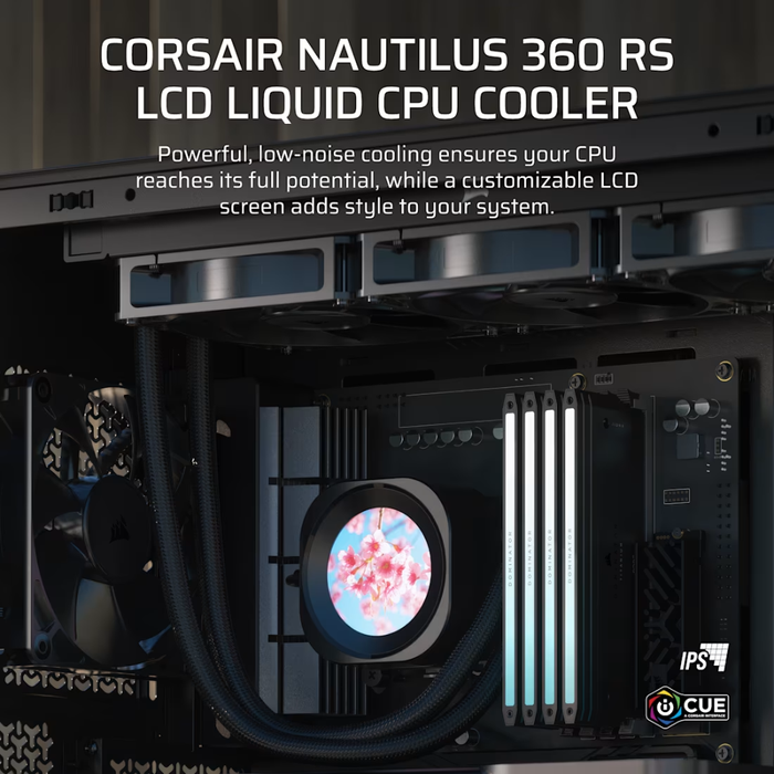 Corsair Liquid Cooler Nautilus 360 RS LCD ARGB Black