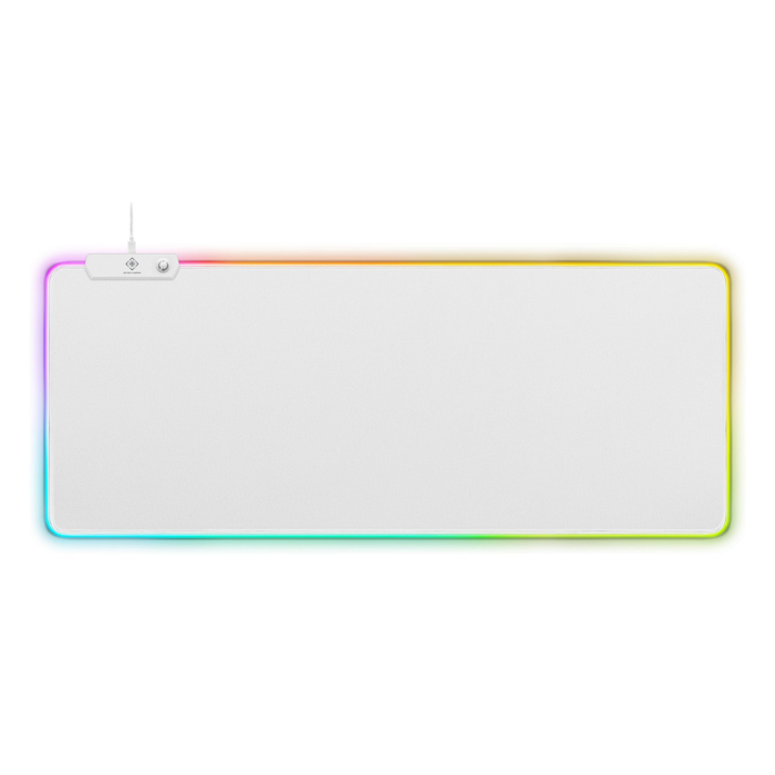 Deltaco WMP90 RGB White XL Gaming Mouse Pad