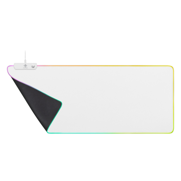 Deltaco WMP90 RGB White XL Gaming Mouse Pad
