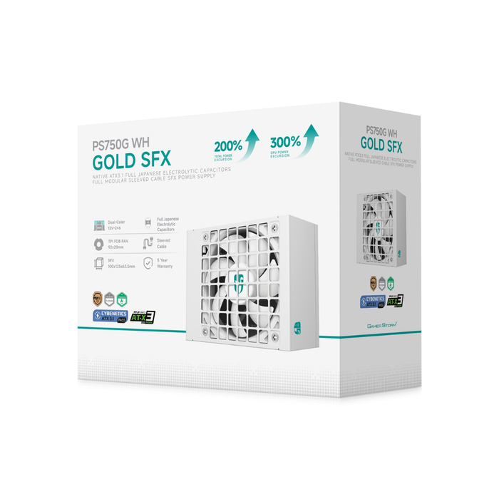 DeepCool Power Supply Gamer Storm PS750G 750W White