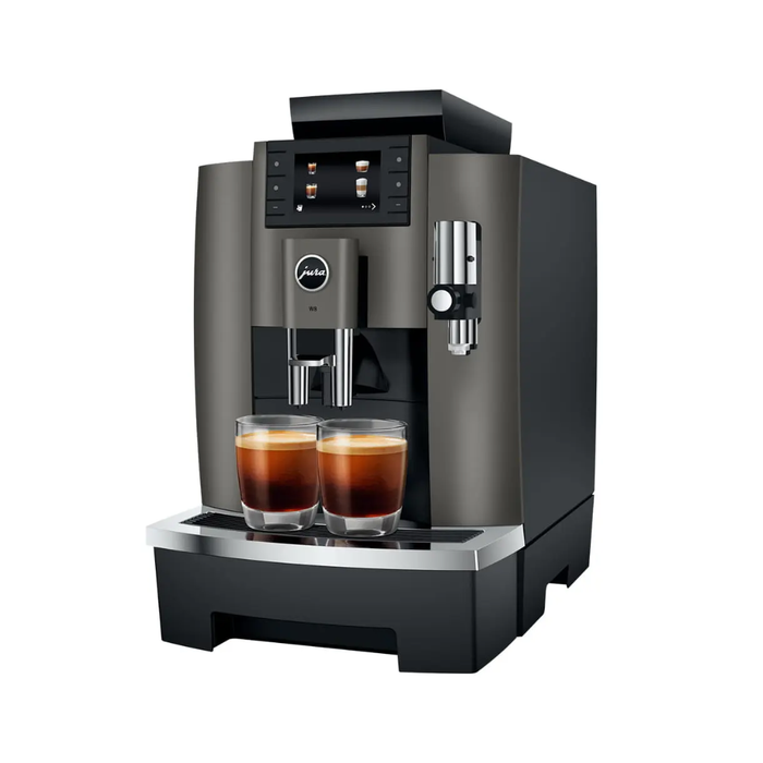 Jura Dark Inox Espresso Coffee Machine W8 Black