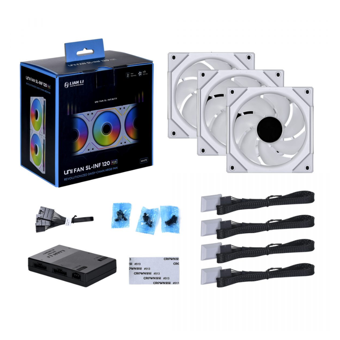 Lian Li Fan Infinity SL ARGB White Triple Pack 120mm