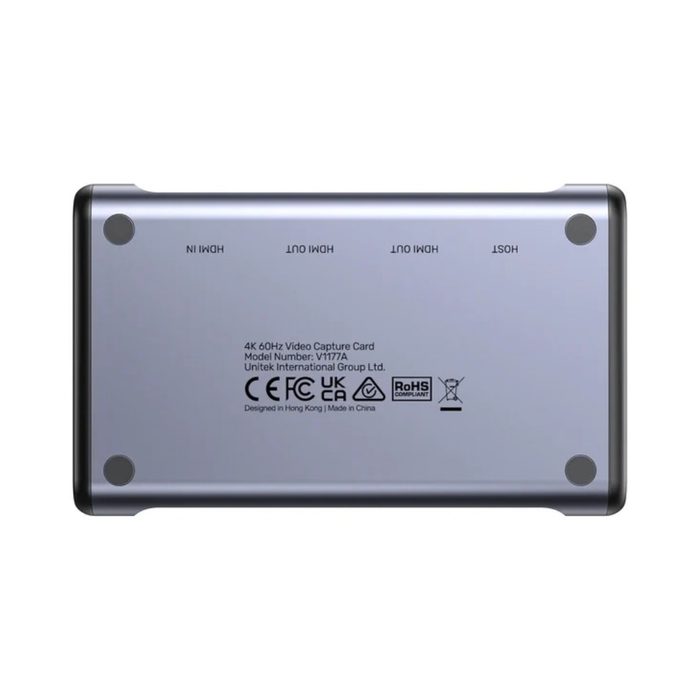 Unitek Video Capture Card 4K60Hz Dual 4K HDMI Loop-out