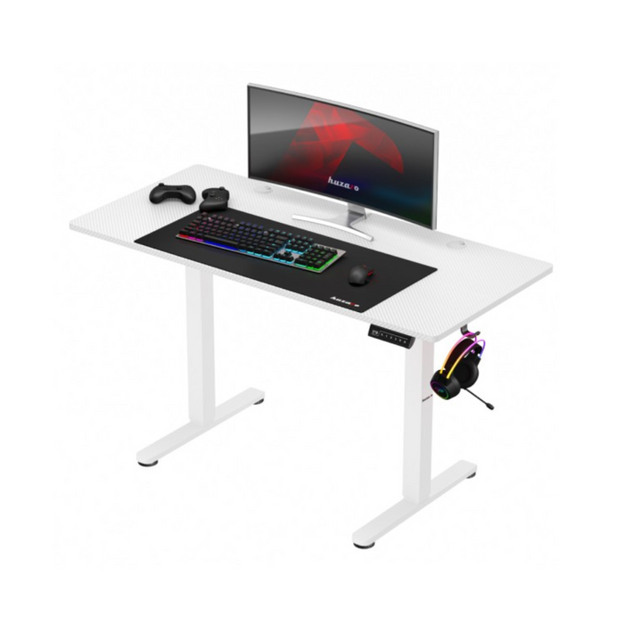 Huzaro Hero 8.2 Electric Gaming Desk White