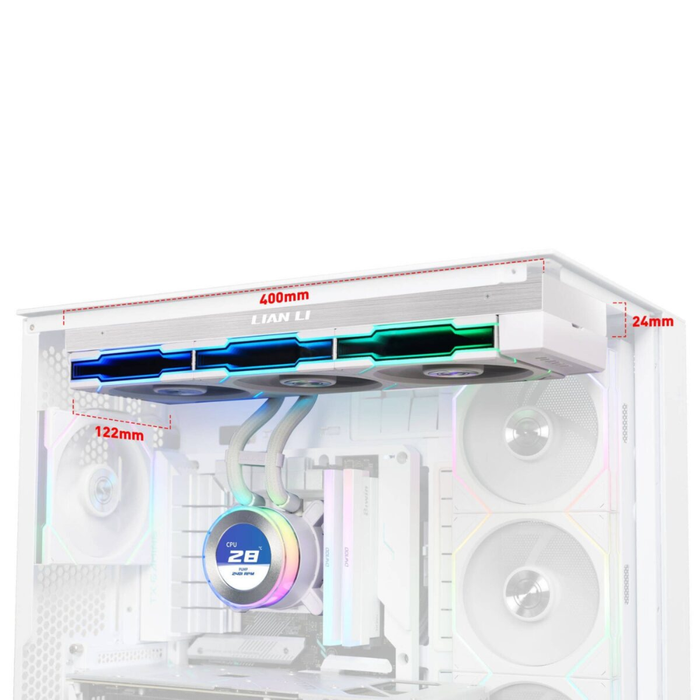 Lian Li Liquid Cooler Hydroshift ll LCD-C 360TL White