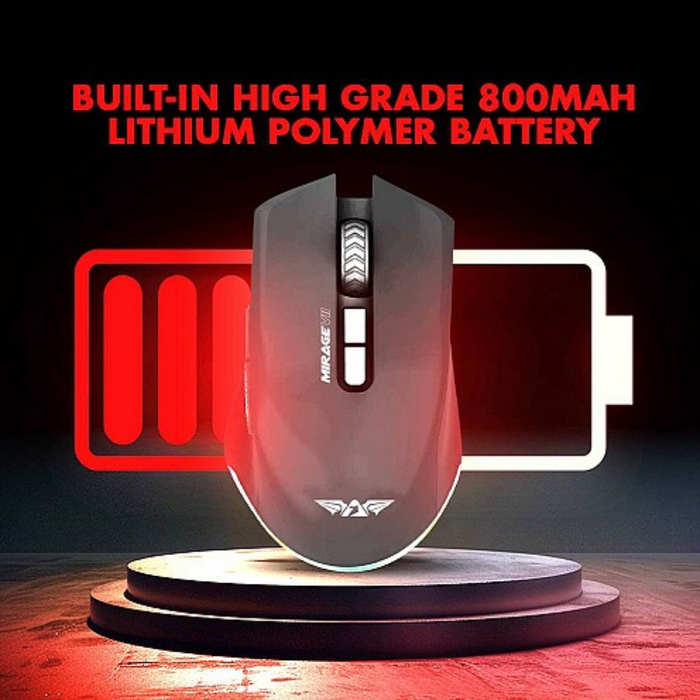 Armaggeddon Wireless Gaming Mouse Mirage-V ll Black