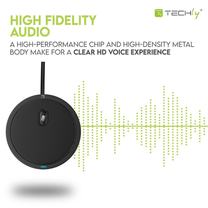 Techly ICC SH-22 Conference Microphone Black