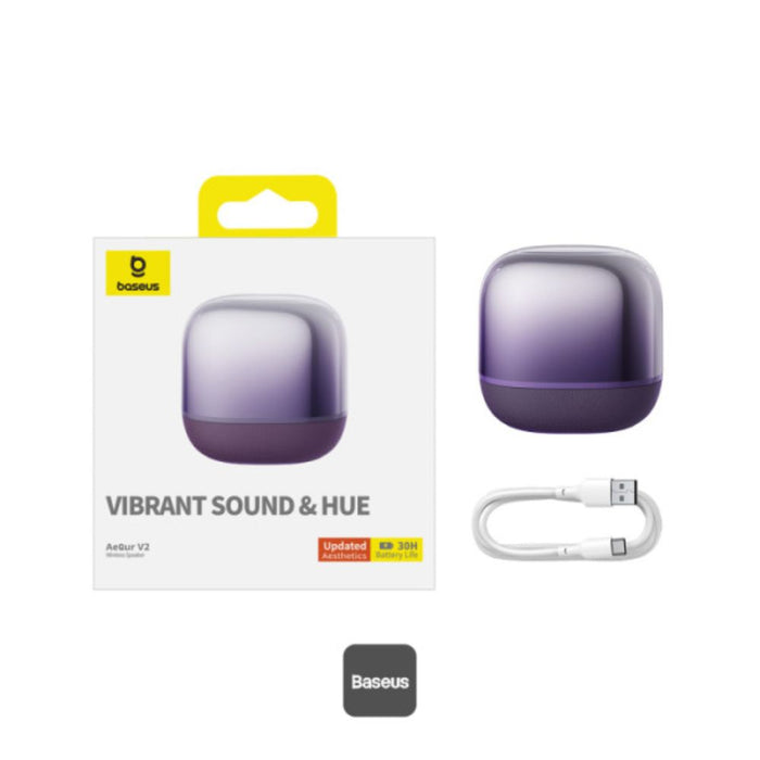 Baseus AeQur V2 Portable Speaker Midnight Purple