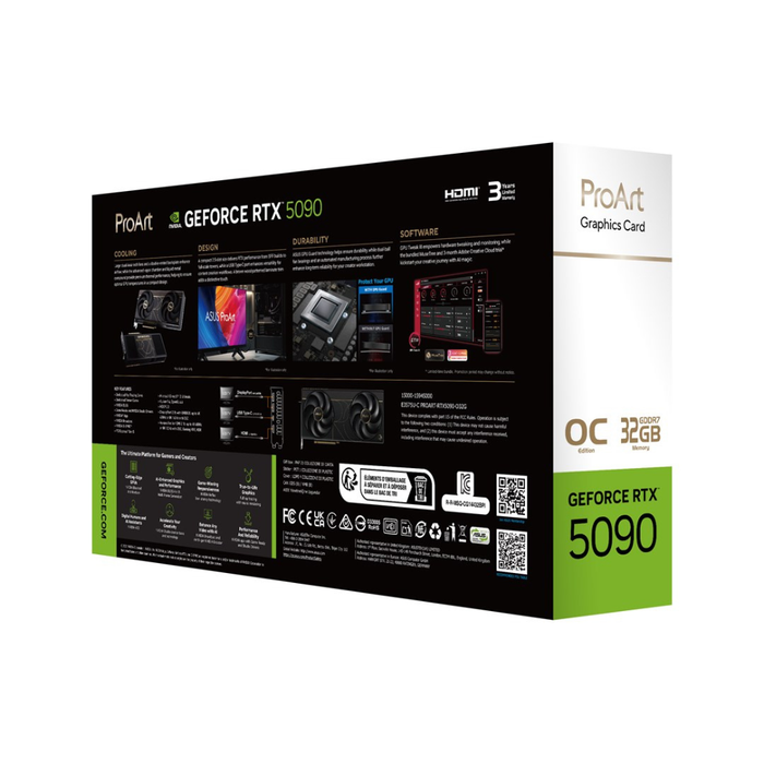 Asus ProArt GeForce RTX 5090 OC 32GB GDDR7