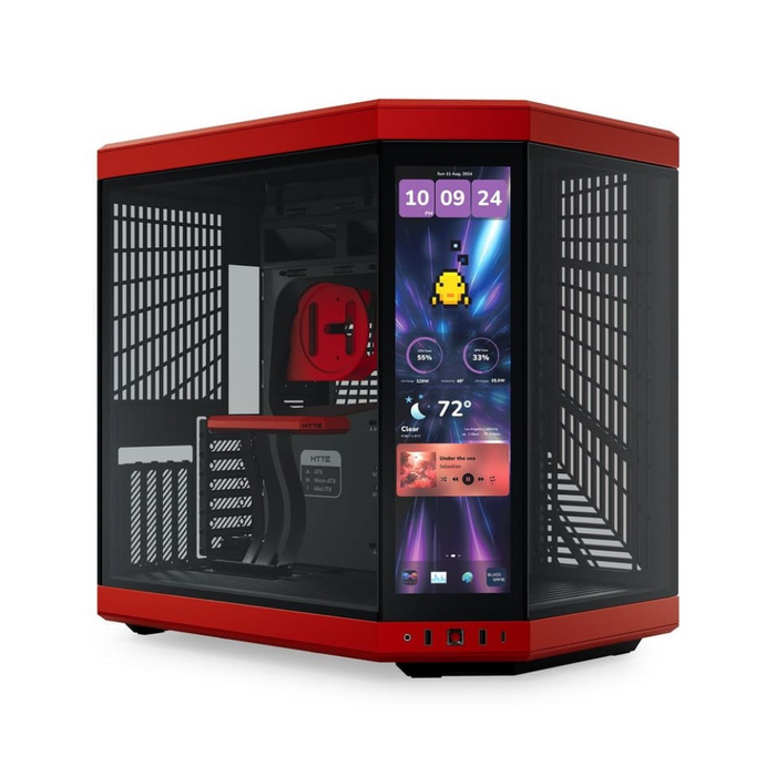 HYTE PC Case Y70 Touch Infinite Black Cherry