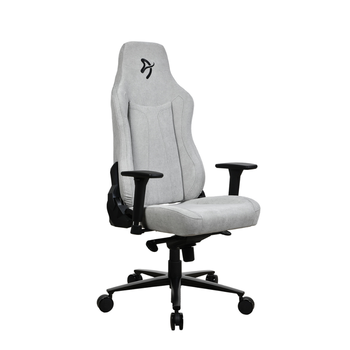 Arozzi Vernazza Soft Fabric Light Grey Gaming Chair