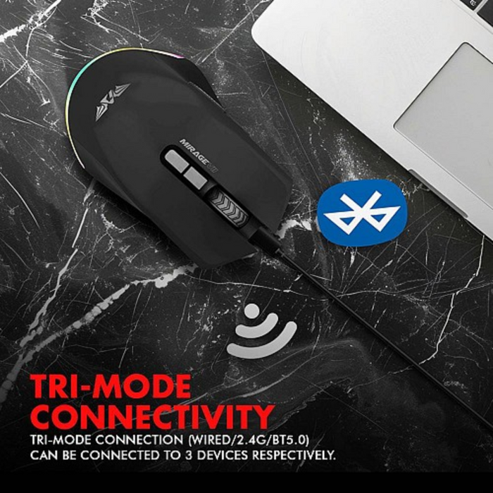 Armaggeddon Wireless Gaming Mouse Mirage-V ll Black