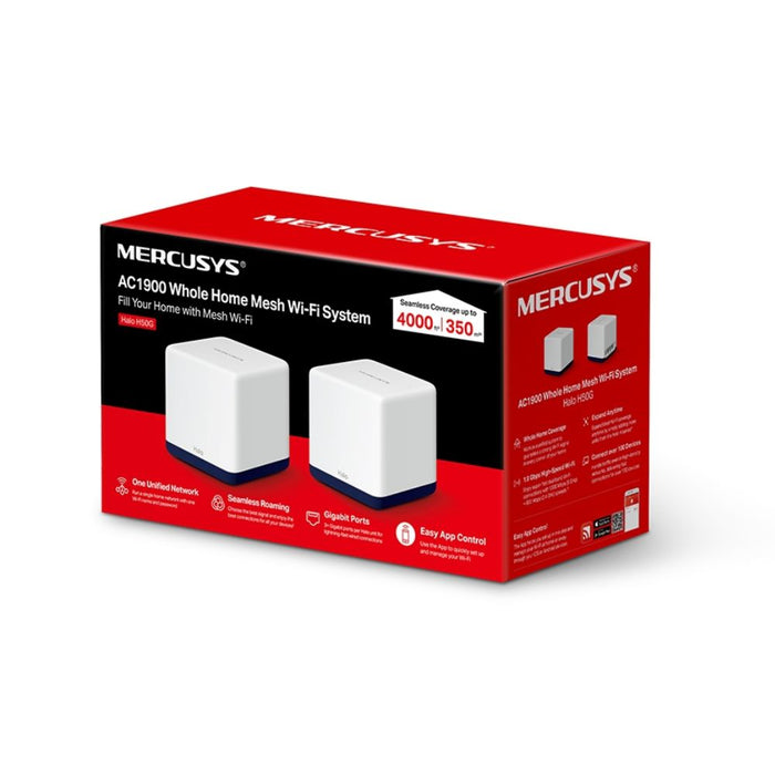 Mercusys Halo Whole Home Mesh Wi-Fi System AC1900 (2 Pack)