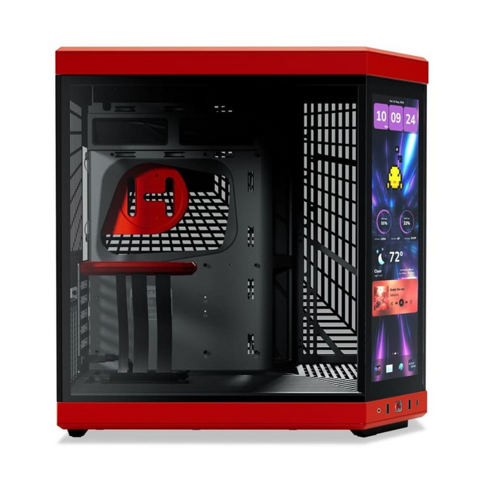 HYTE PC Case Y70 Touch Infinite Black Cherry