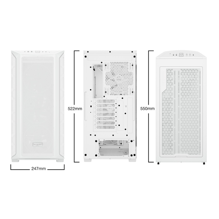 Be Quiet PC Case Shadow Base 800 FX Midi Tower White