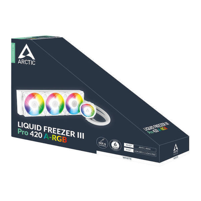 Arctic Liquid Cooler Liquid Freezer III Pro 420 ARGB White