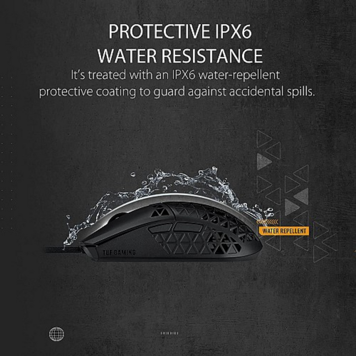 Asus TUF Wired Gaming Mouse ROG IPX6 M4 AIR