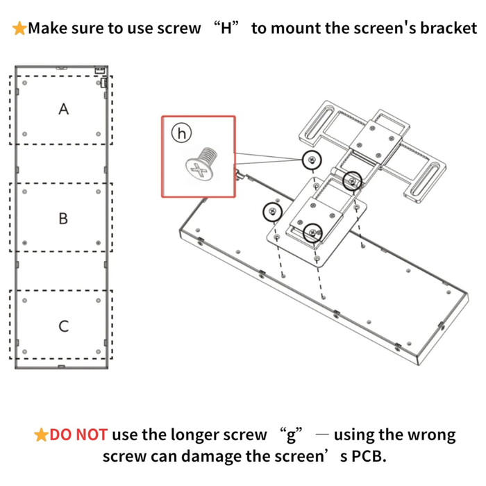 Lian Li Universal Screen Mini Monitor for PC 8.8" White