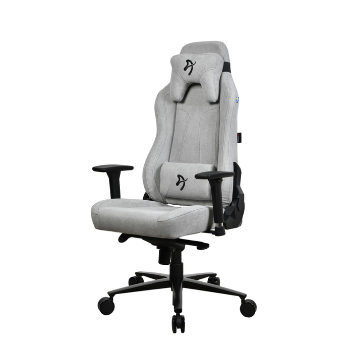 Arozzi Vernazza Soft Fabric Light Grey Gaming Chair