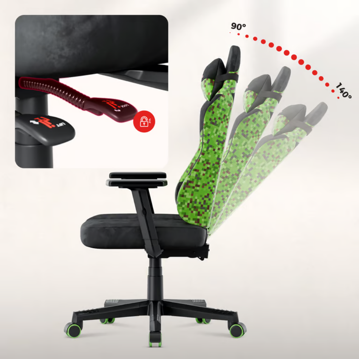 Huzaro Ranger 5.7 Gaming Chair Black Pixel