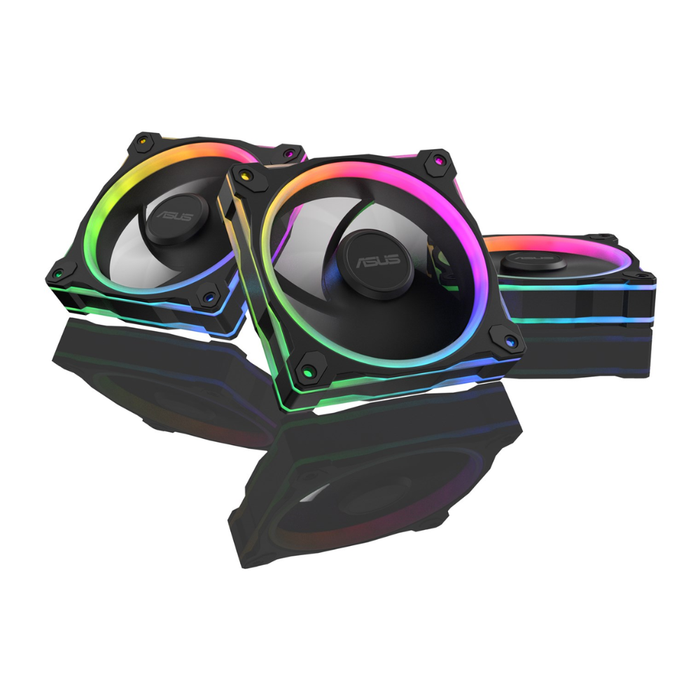 Asus Prime Fan MR120 ARGB Triple Pack Reverse 120mm Black