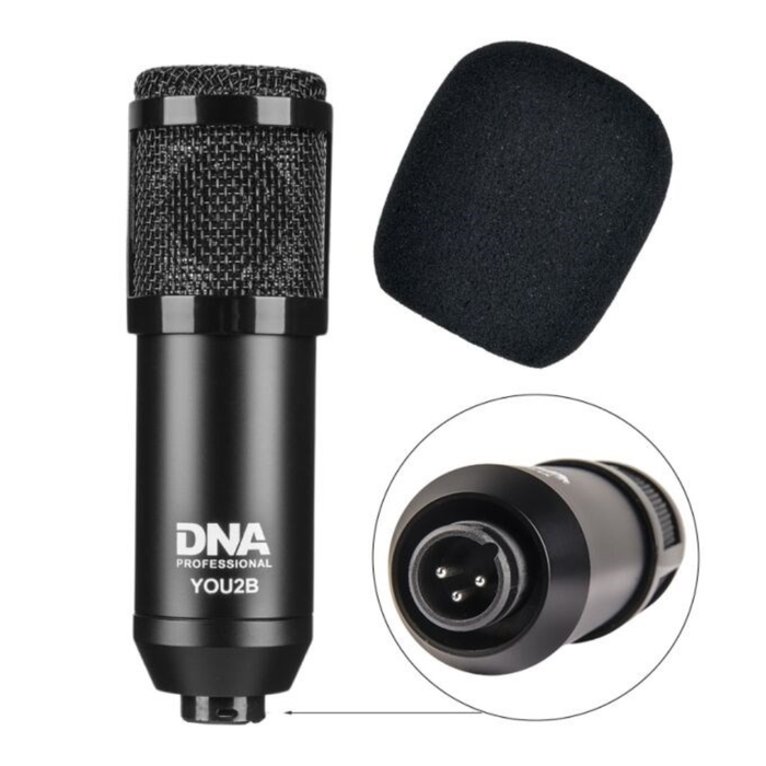 DNA You2B Podcast Kit with Microphone, Audio Interface and Tripod