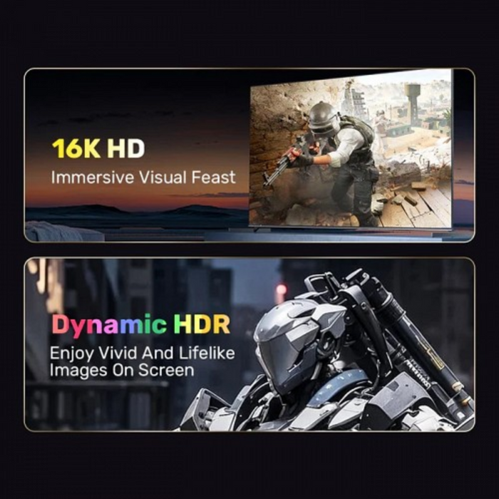 Unitek DisplayPort 2.1 Cable 8K 120Hz 2m