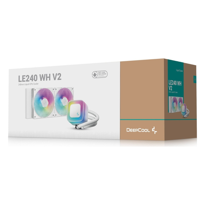 DeepCool LE240 V2 Liquid Cooler RGB White
