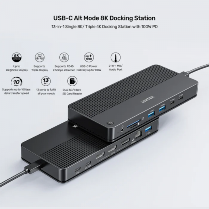 Unitek D1104A Type-C 13-in-1 Docking Station