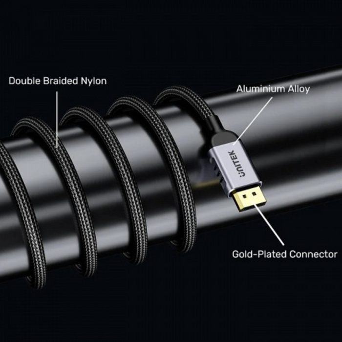 Unitek DisplayPort 2.1 Cable 8K 120Hz 2m