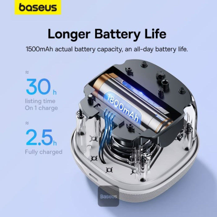 Baseus AeQur V2 Portable Speaker Moon White