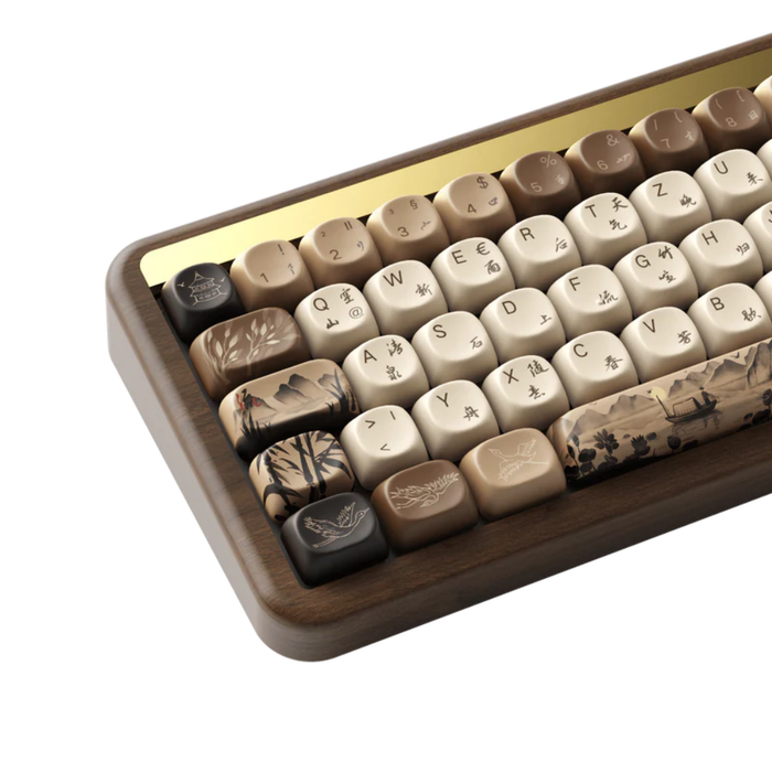 Akko Mechanical Wireless Wooden Keyboard MU01 Mountain Seclusion
