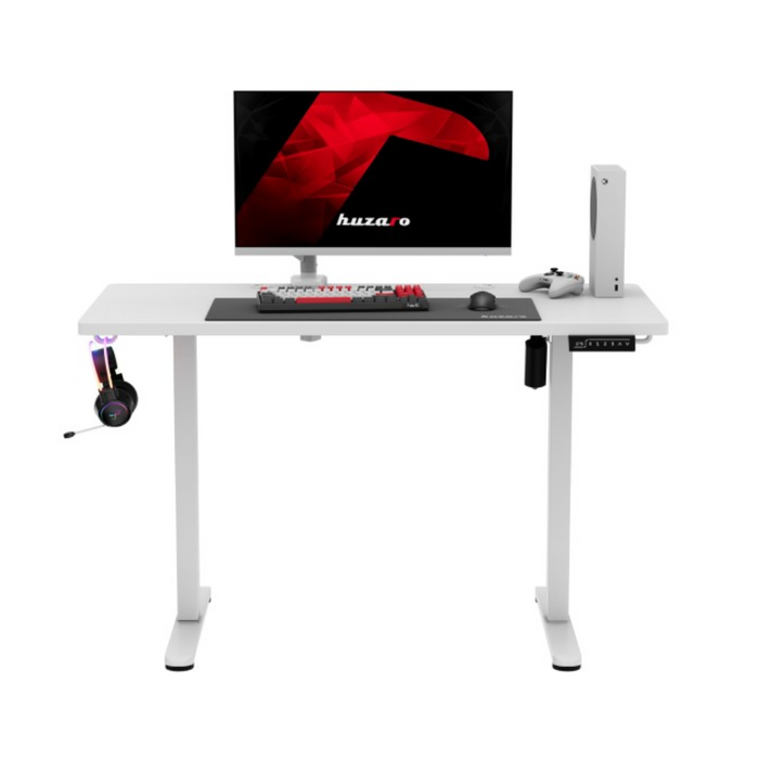 Huzaro Hero 8.1 Electric Gaming Desk White