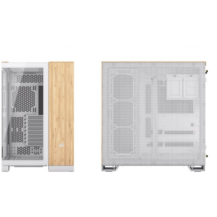 Corsair PC Case CC-9011284-WW RGB Bamboo White