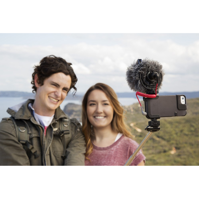 RØDE VIDEOMICRO Digital Camera Microphone Black and Red