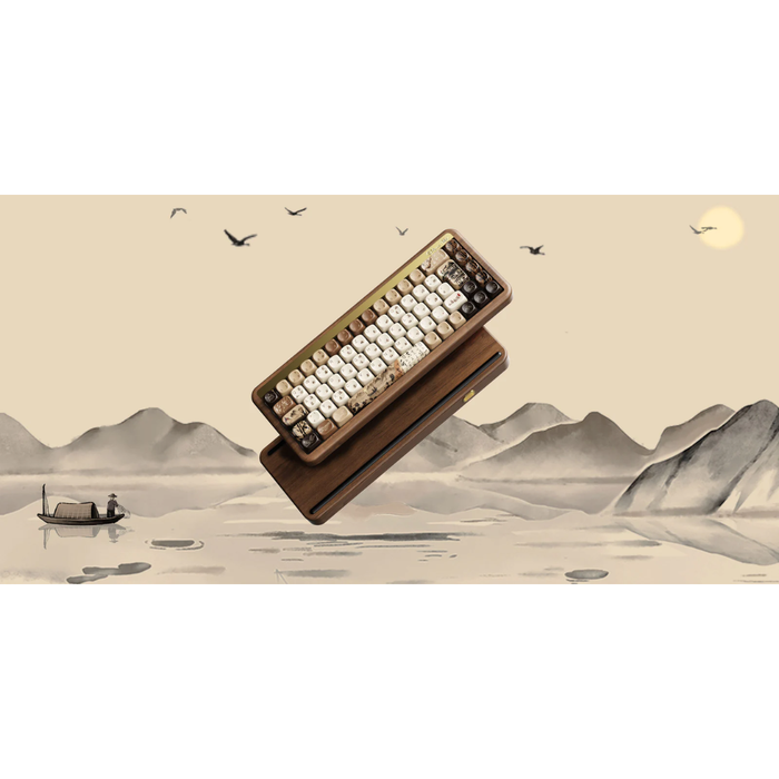 Akko Mechanical Wireless Wooden Keyboard MU01 Mountain Seclusion