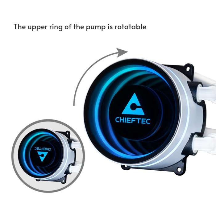 Chieftec Iceberg Liquid Cooler 240 RGB White