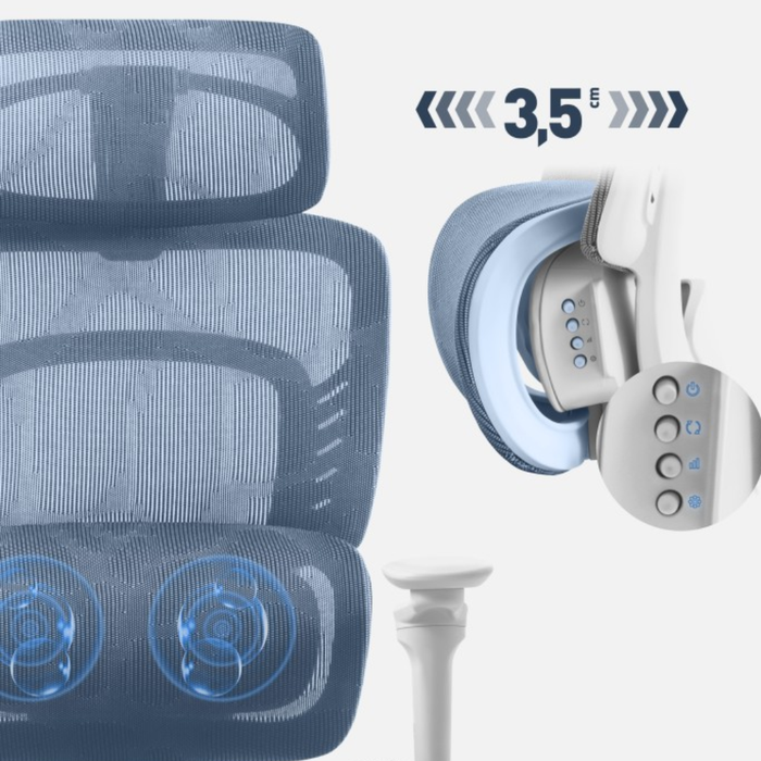 Mark Adler Visioner 8.3 Grey Massage Office Chair