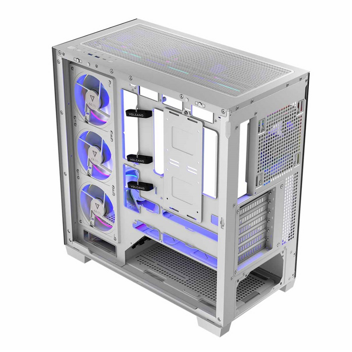 Modecom PC Case VOLCANO Stellar ARGB 8F White Midi